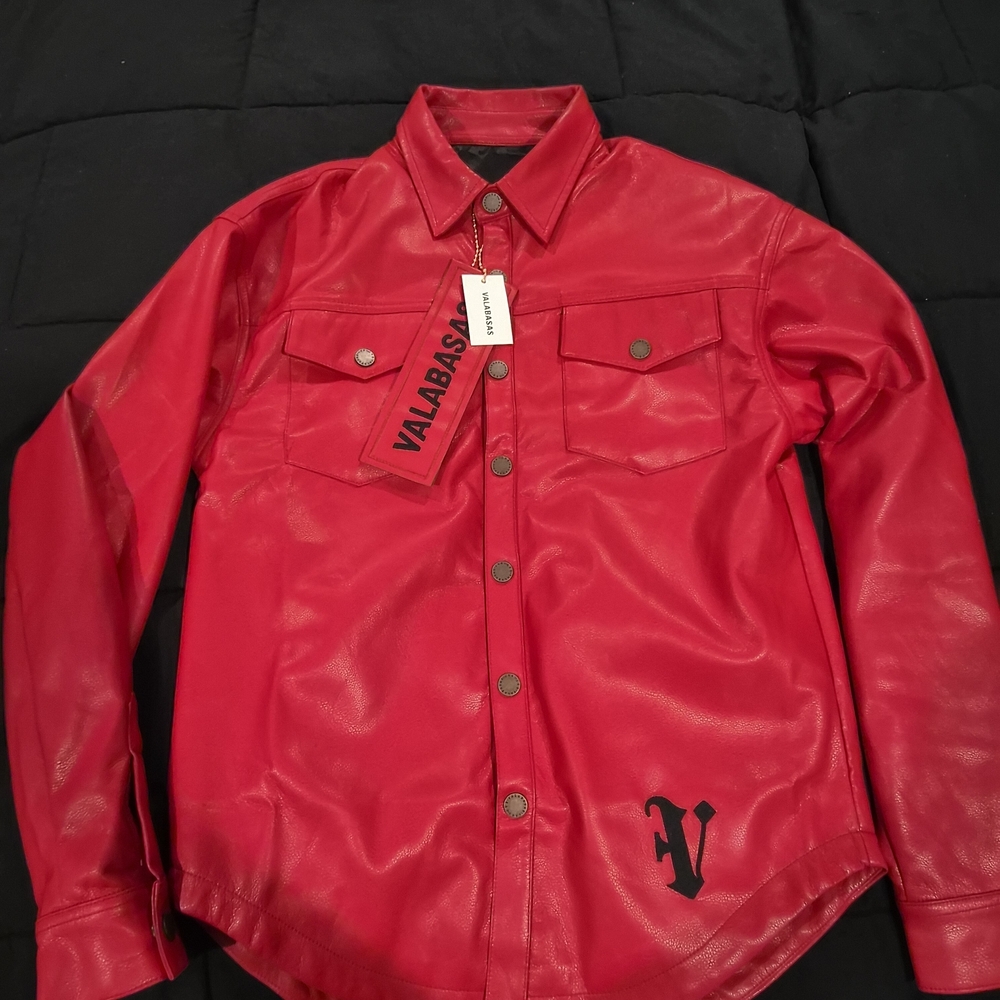 Valabasas Red Leather Jacket